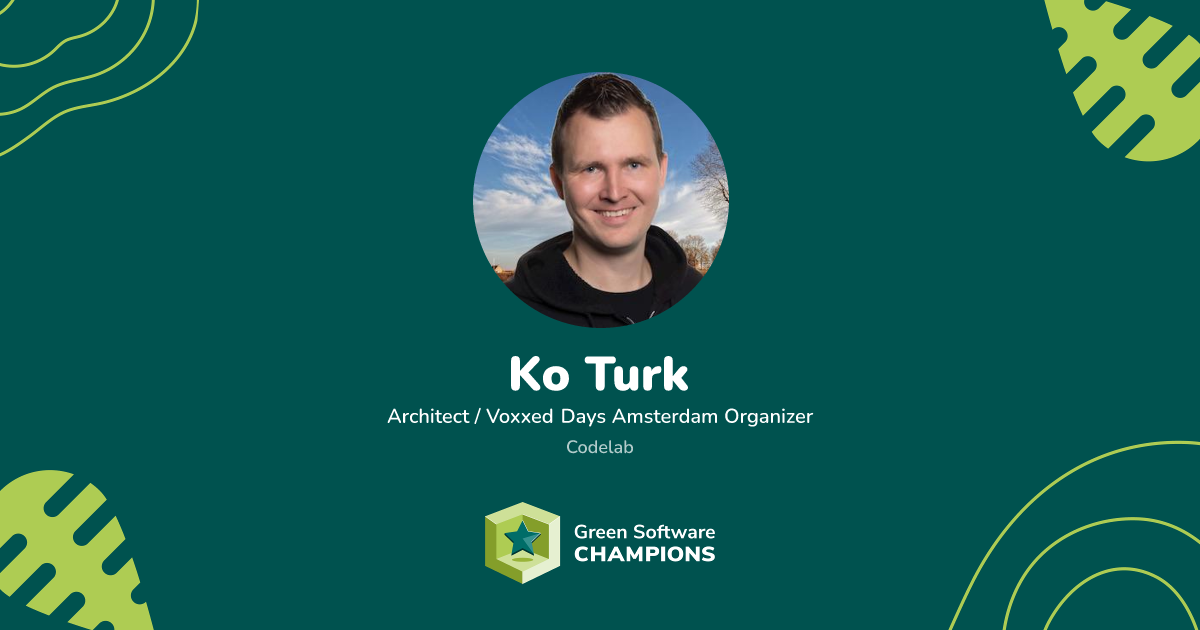Software Turk Ko Turk - Green Software Champion